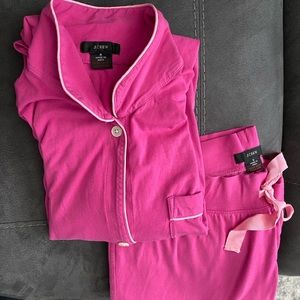 Jcrew dreamy long sleeve with matching pajama pant set